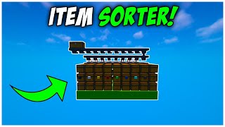 Easiest Automatic Item Sorter Tutorial  Minecraft Java 1206 [upl. by Acirehs]