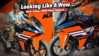 2024 KTM RC390 New Colour Launched🔥With New Awsome Feature😱 [upl. by Naujd]