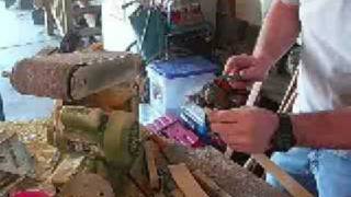 Making a Traditional Longbow amp Recurve Bow Part 2  Sanding Shaping Nocks [upl. by Olva246]