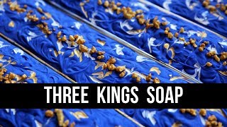 Three Kings Soap My Most Expensive Batch Ever  Royalty Soaps [upl. by Yentiw534]