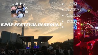 Going to a KPOP festival in Seoul  KOREA DIARIES [upl. by Mayce942]