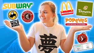 EATING ONLY KIDS MEALS FOR 24 HOURS Instagram Followers Control [upl. by Kanya]