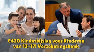 €420 Kinderbijslag voor Kinderen van 1217 Belangrijke Updates en Data 2024 van Verzekeringsbank [upl. by Mulry558]