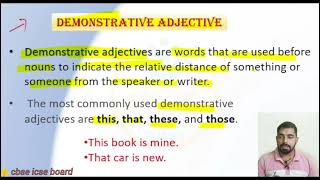 Demonstrative Adjective english adjective skclasses97english91 [upl. by Eelahc989]