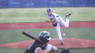 Prep pitcher spotlight Gonzaga recruit Matthew Mueller fans eight for Brookfield Central [upl. by Aibar]