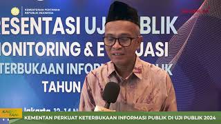 Menuju Badan Publik Informatif Kementan Paparkan Strategi di Uji Pabrik [upl. by Niwrud45]