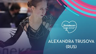 Alexandra Trusova RUS  Ladies Free Skating  Rostelecom Cup 2020  GPFigure [upl. by Natsud]