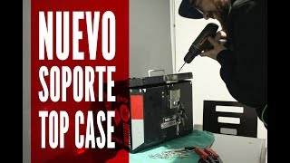 como MODIFICAR un MALETERO de MOTO Top case de ALUMINIO  Nuevo soporte [upl. by Fricke]