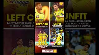 CSK Bowlers Problem IPL 2024  Mustafizur Go For World Cup  Deepak Chahar Hamstring Injured [upl. by Assertal]