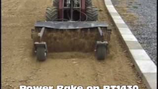 Power Trac PT1430 with power rake attachment [upl. by Arraik393]