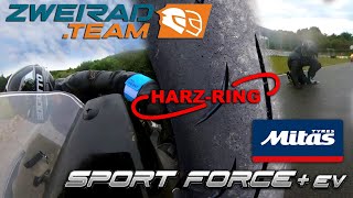 Reifentest Mitas SportForce plus EV  Kurventraining HarzRing ZweiradTeam  Fazit [upl. by Ama]