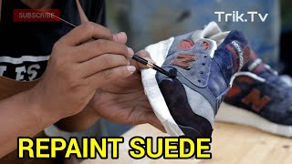 Repaint Suede NB 998 cara repaint Suede [upl. by Ayal]