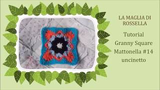 Mattonelle Colorate Un Viaggio nel Mondo del Crochet Granny Square 14 tutorial crochet [upl. by Llenaj]