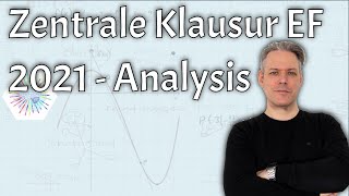 Zentrale Klausur EF 2021 Mathe  Aufgabe mit Hilfsmitteln Analysis [upl. by Ahsircal]