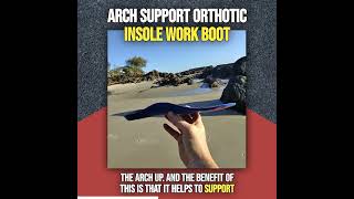 Arch Support Orthotic Insole Work Boot [upl. by Airolg929]