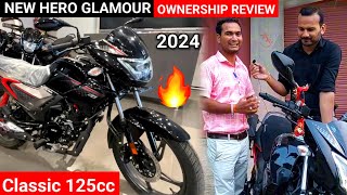 New Hero Glamour Ownership Review 🔥  Hero Glamour Honest Ownership Review 2024  New Model Glamour [upl. by Iruahs]