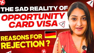 This is Why your Germany Opportunity Card Visa is getting Rejected  Germany Visa [upl. by Mosera]