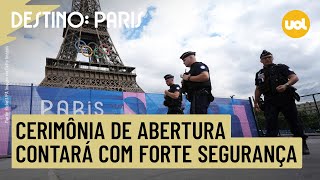 OLIMPÃADAS 2024 CERIMÃ”NIA DE ABERTURA MOBILIZA GRANDE ESQUEMA DE SEGURANÃ‡A EM PARIS [upl. by Anoniw]