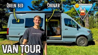 Van Conversions For Living  Sprinter OffRoad Camper Van Build [upl. by Etnoel]