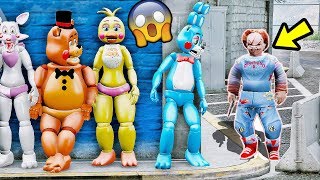 ANIMATRONICS Podem FUGIR do CHUCKY DIABÓLICO  GTA V Five Nights at Freddys [upl. by Ham]