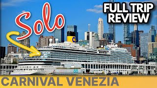 Was a Solo Cruise on The New CARNIVAL VENEZIA Worth It [upl. by Moseley]