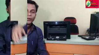 Canon MF3010 laser printer scanner copier reviewtoner change in hindi [upl. by Annahsar]