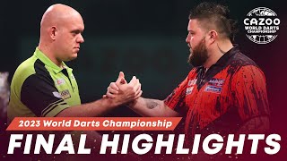 DARTING DESTINY  The Final Highlights  202223 Cazoo World Darts Championship [upl. by Dyer]