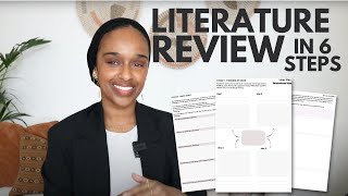 How to write a literature review FAST  EASY stepbystep guide [upl. by Senskell]