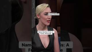 Name Identity Crisis A Funny Anecdote saoirseronan shorts trending [upl. by Memberg]