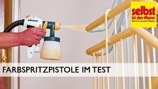 Farbspritzpistole im Test [upl. by Ahsiekahs]