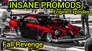 PRO MOD DRAG RACING 2023 Engine Explodes LIVE Alabama Street Outlaws [upl. by Anirbed301]