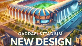 Gaddafi Stadium Lahore New Design  Construction Updates cricket [upl. by Minni]