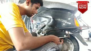 how to clean air filter Honda Activa old model [upl. by Myers]