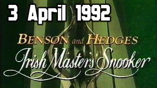 Irish Masters Snooker amp Racing from Aintree  3 April 1992  RTE1 [upl. by Abbye5]