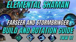 InDepth Build and Rotation Guide for Elemental Shaman in TWW Season 1 [upl. by Atsirhcal671]