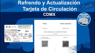 Cómo actualizar mi tarjeta de circulación Cdmx refrendo 2023 [upl. by Ainslee657]