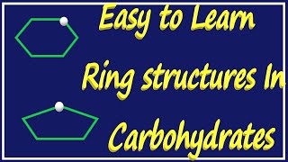 Ring Structures In Carbohydrates  Cyclic Structures in Carbohydrates [upl. by Llekcor]