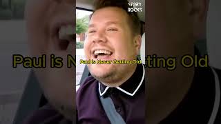 Paul McCartney with James Corden in Carpool Karaoke paulmccartney carpoolkaraoke shortsvideo [upl. by Enilegna]