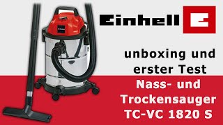 Einhell TCVC 1820 S  Nass Trockensauger  Zwergenwerkstatt [upl. by Cyrano828]