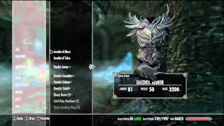 Skyrim Atronach Forge  Daedric Armor amp Weapons No Smithing [upl. by Ingelbert83]