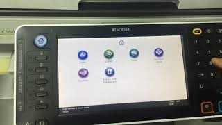 Ricoh Reset password [upl. by Cedric]