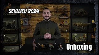 Schleich Dinosaurs 2024 Allosaurus Bajadasaurus Concavenator Moros unboxing [upl. by Asi]