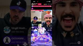 Aleks visha VS hsooalamir1 TIKTOK LIVE [upl. by Ahusoj]