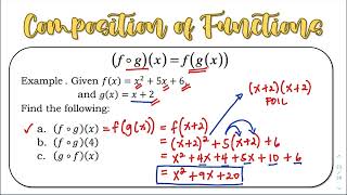 Composition of Functions  General Mathematics  Grade 11 [upl. by Kano]