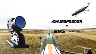 EMG Enables World’s First Live Broadcast of an Airspeeder Race [upl. by Euqinor]