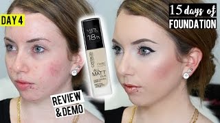 CATRICE ALL MATT PLUS Foundation amp Concealer First Impression Review amp Demo 15 DAYS OF FOUNDATION [upl. by Kimberley]