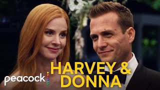 Suits  Donna and Harveys Relationship Timeline [upl. by Timothea453]