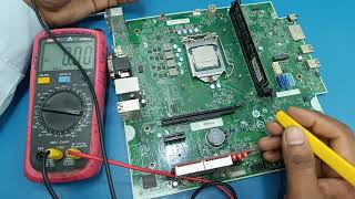 how to repair not powering on hp 8 9th gen motherboard [upl. by Tesil]