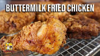 Buttermilk Fried Chicken Recipe  the Best Fried Chicken Recipe [upl. by Edy]