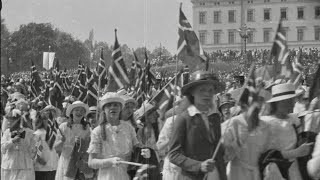 Celebrating National Day Oslo Norway 1920  May 17th [upl. by Mccreery]